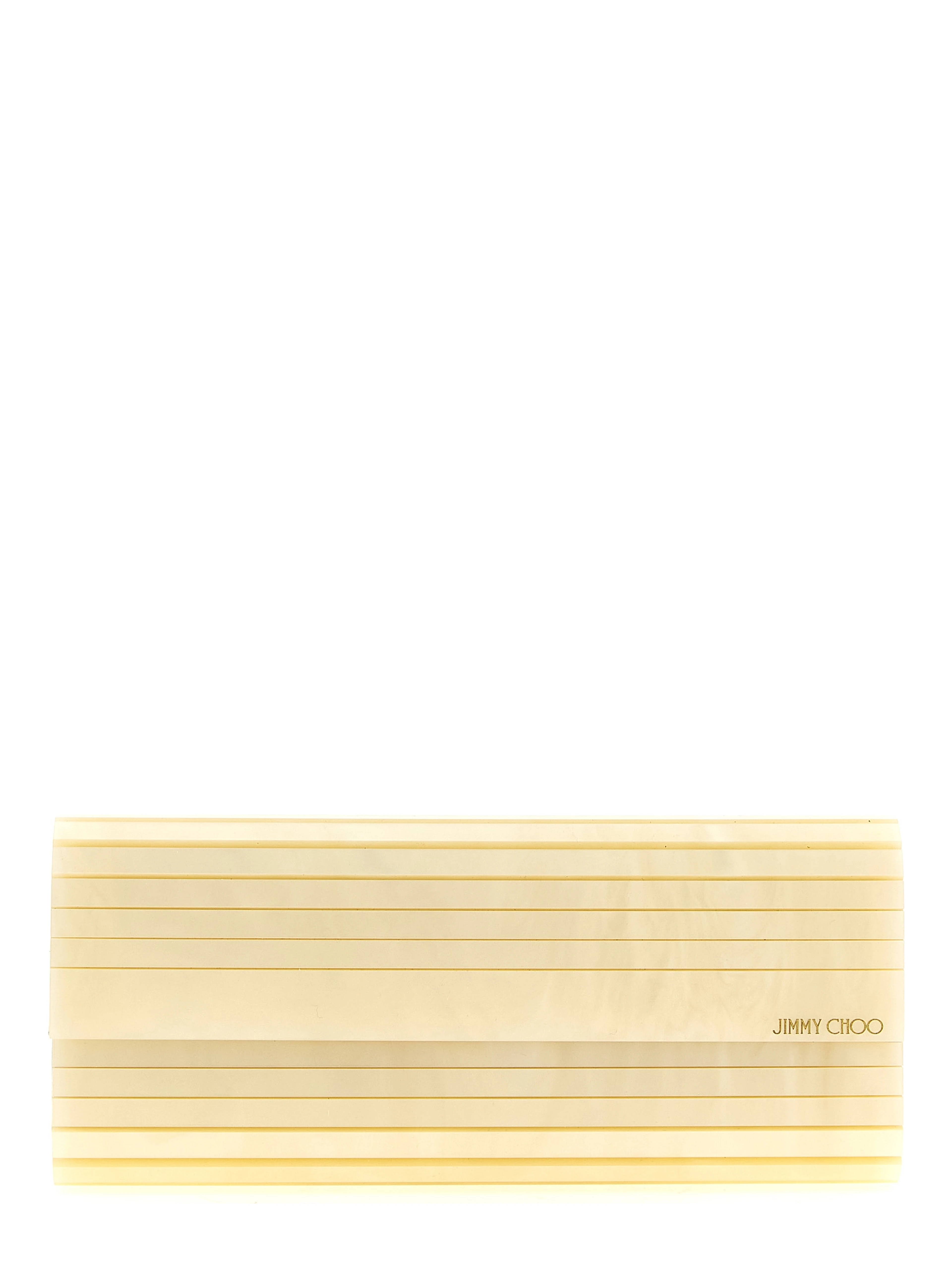 Gold Viscose Clutch Bag