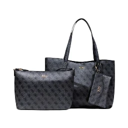 Gray Polyethylene Handbag