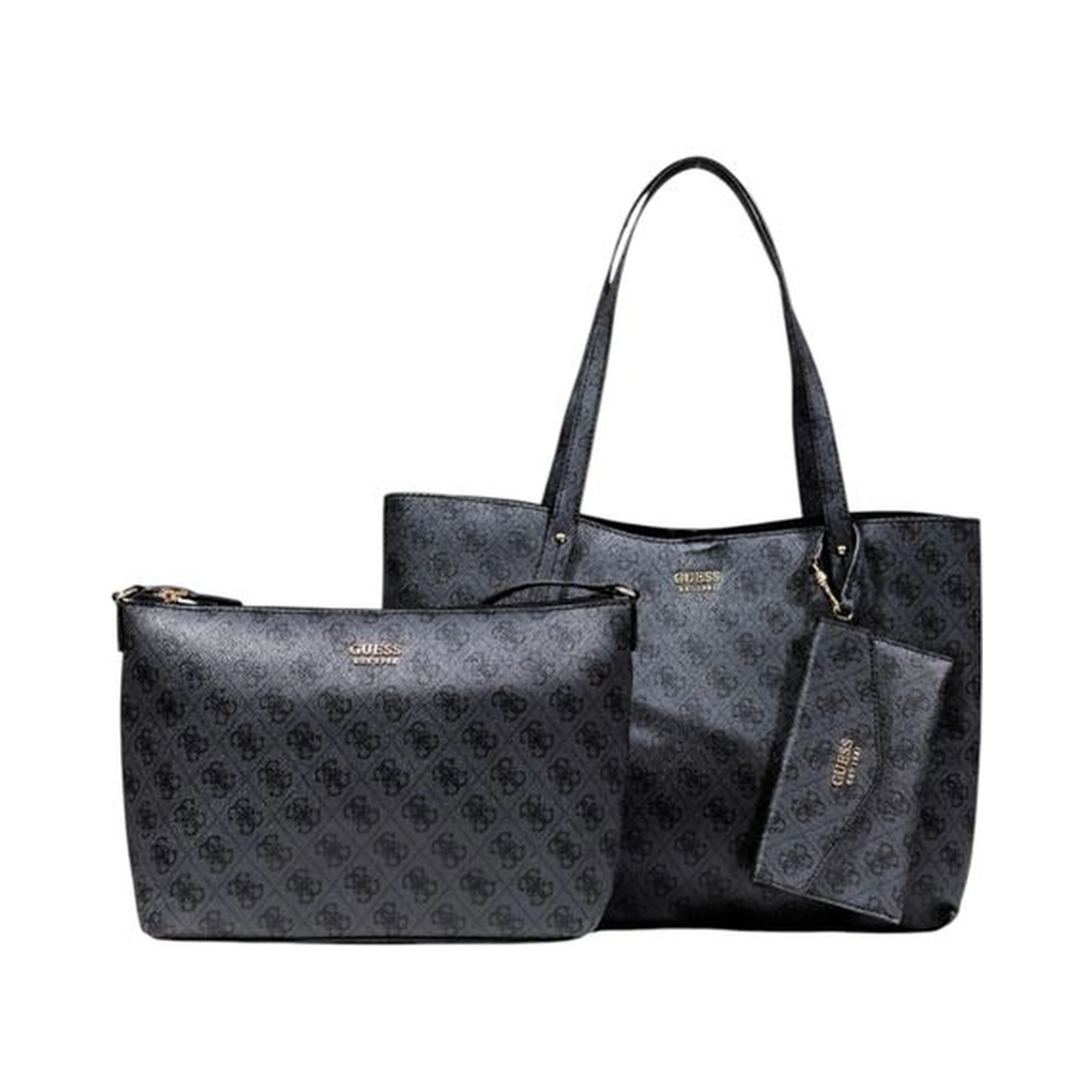Gray Polyethylene Handbag