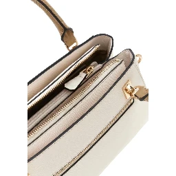 Beige Polyethylene Handbag