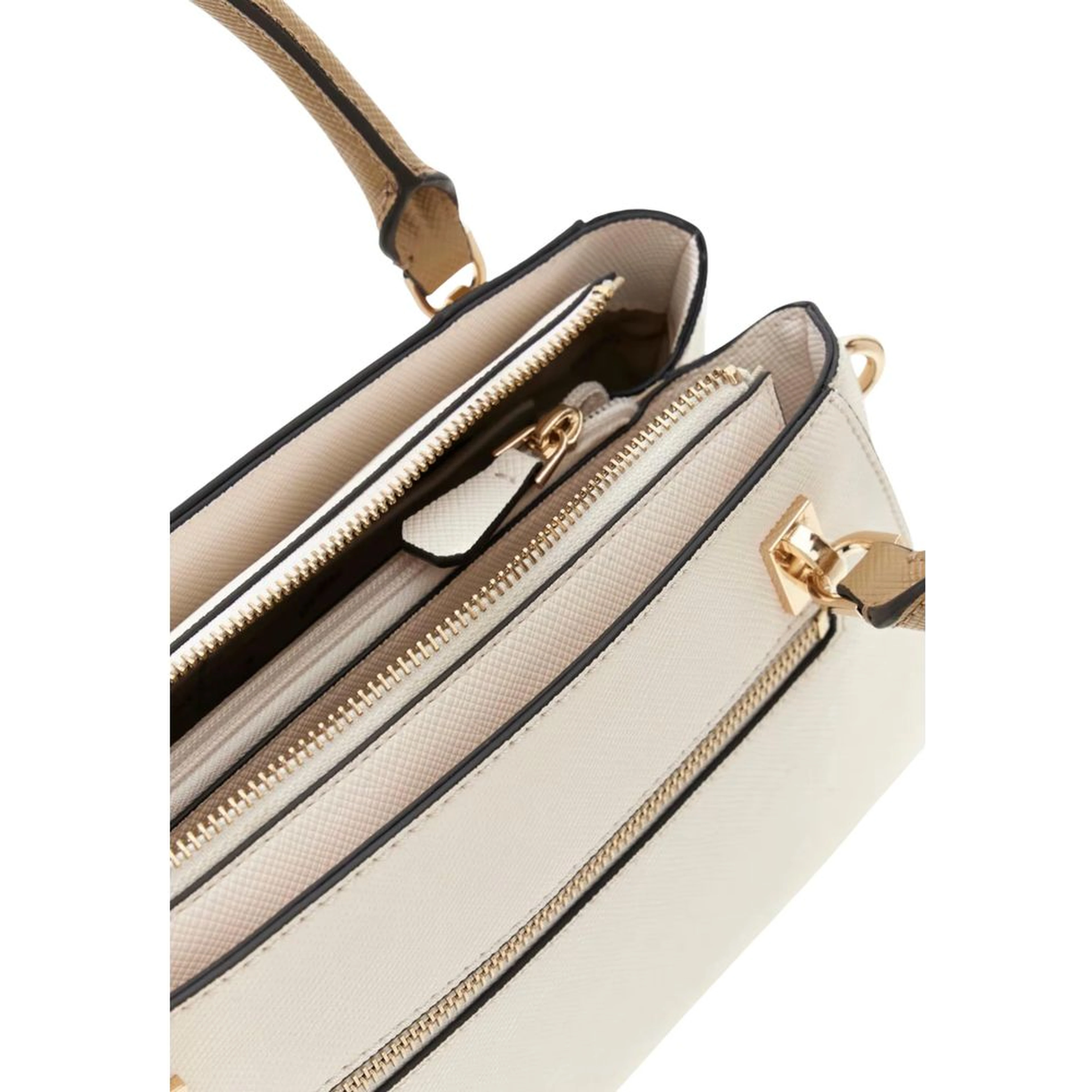 Beige Polyethylene Handbag