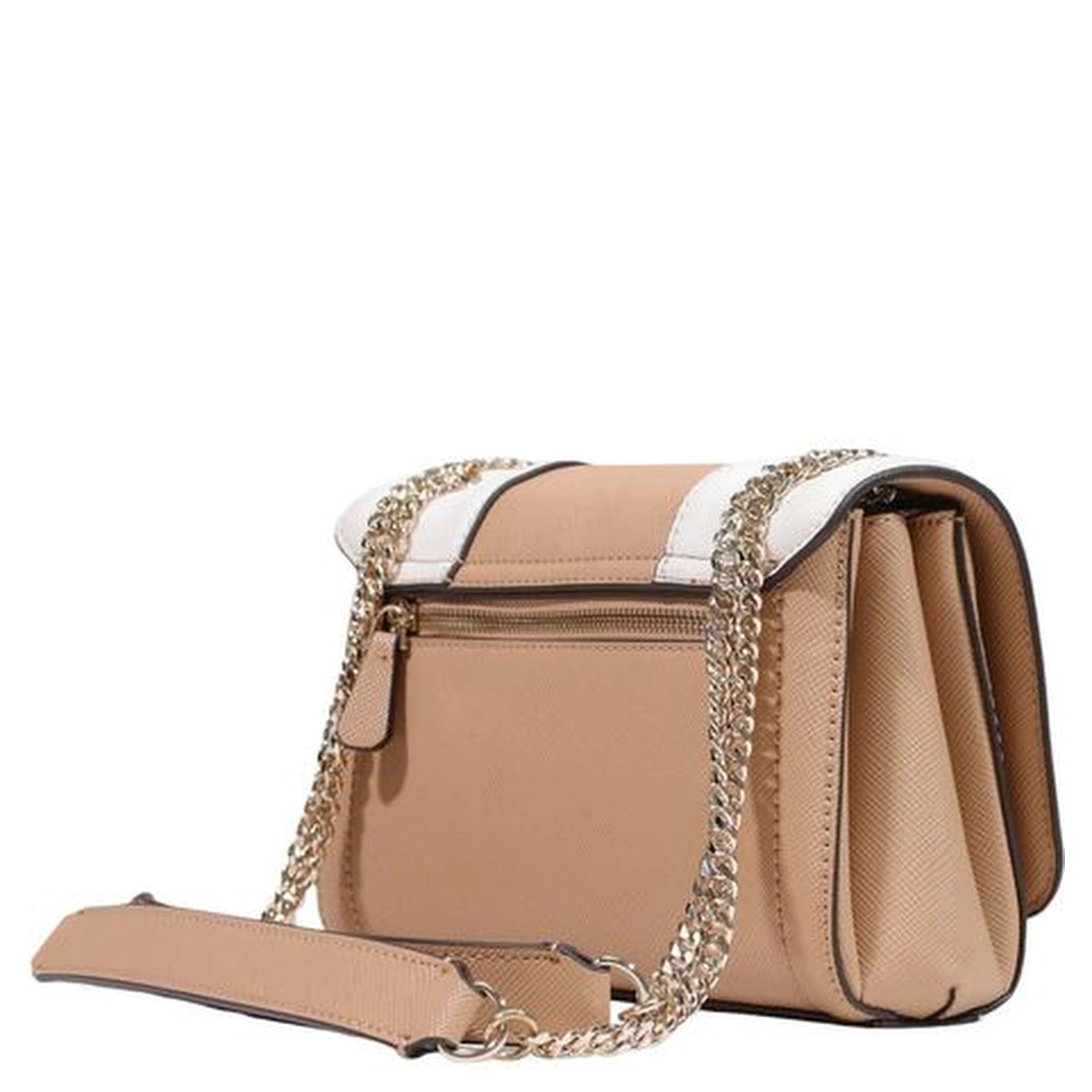 Beige Polyethylene Handbag