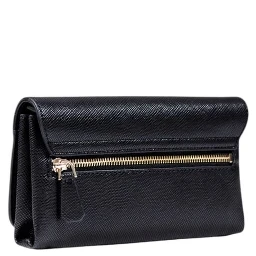 Black Polyethylene Clutch Bag