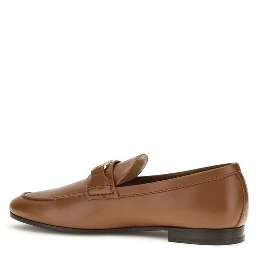 Brown Lamb Ovis Aries Slip-On Loafers