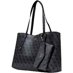 Gray Polyethylene Handbag