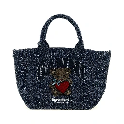 Blue Organic Cotton Tote Bag