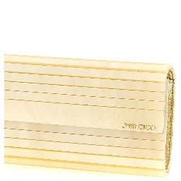 Gold Viscose Clutch Bag