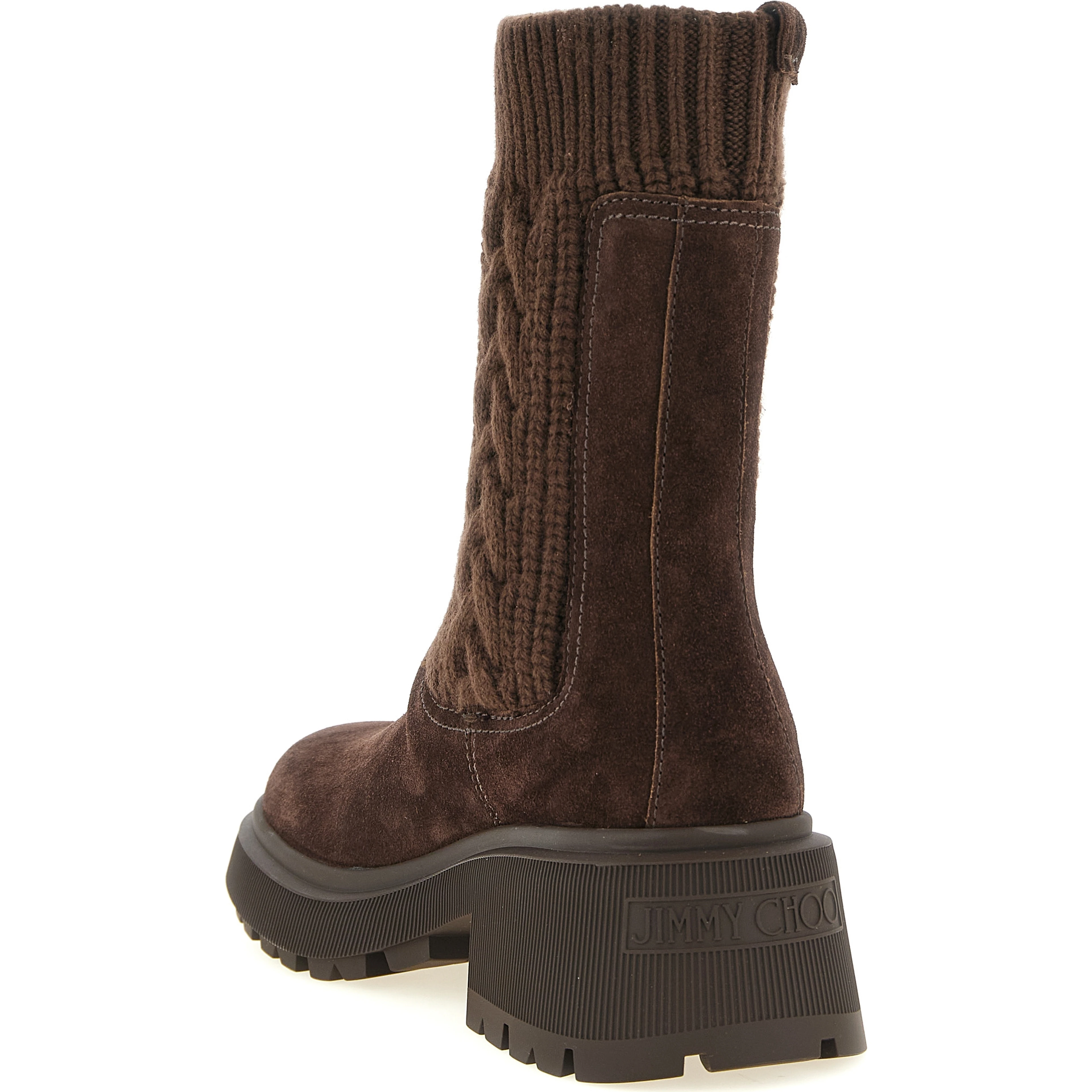 Brown Lamb Leather Ankle Boots