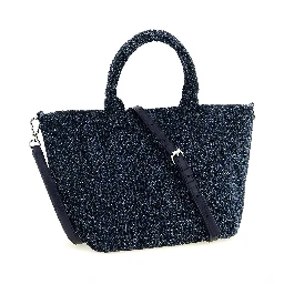 Blue Organic Cotton Tote Bag