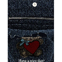 Blue Organic Cotton Tote Bag