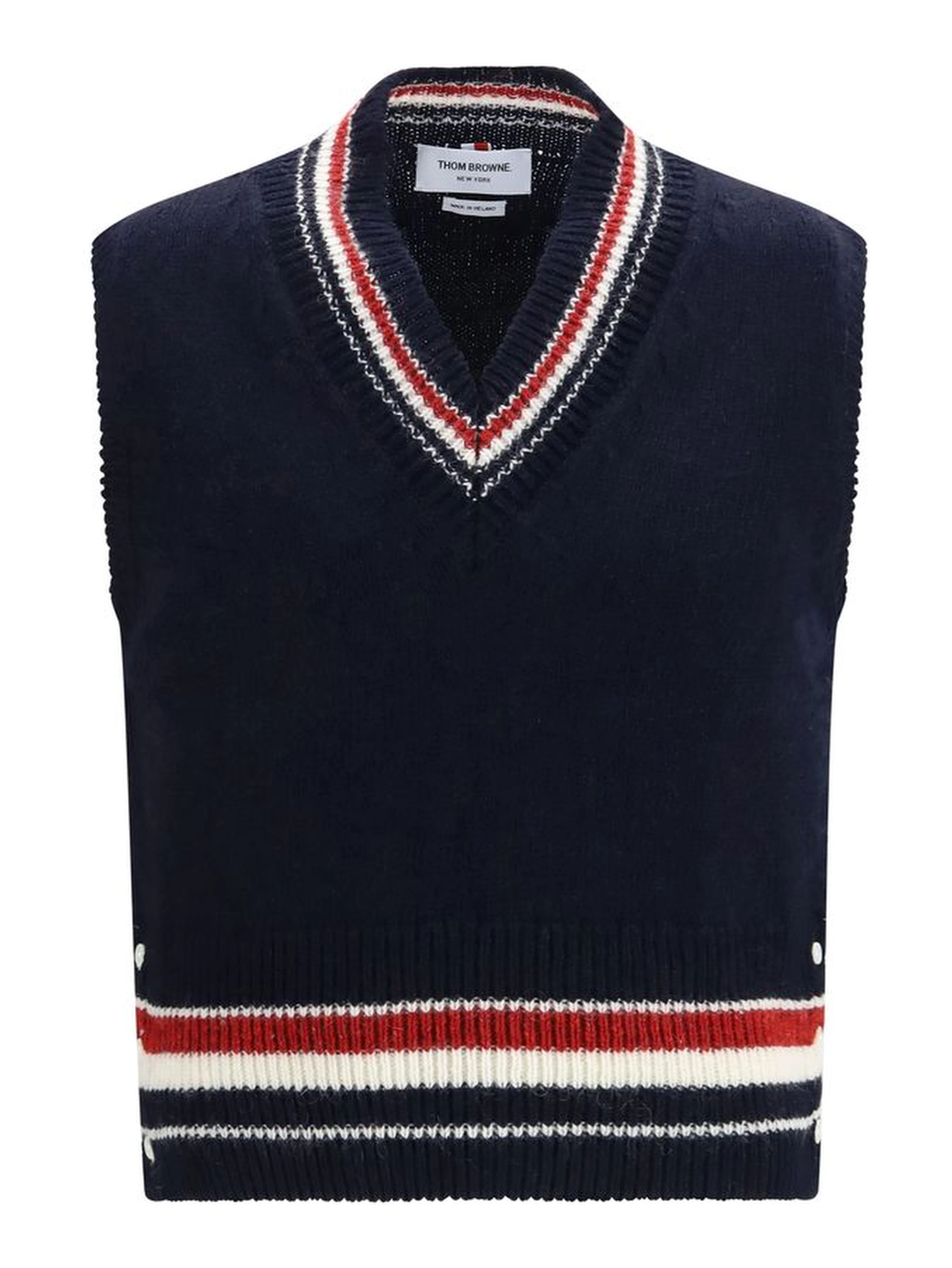 Blue Wool Oves Aries Sleeveles Sweater