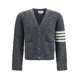 Gray Wool Oves Aries Cardigan