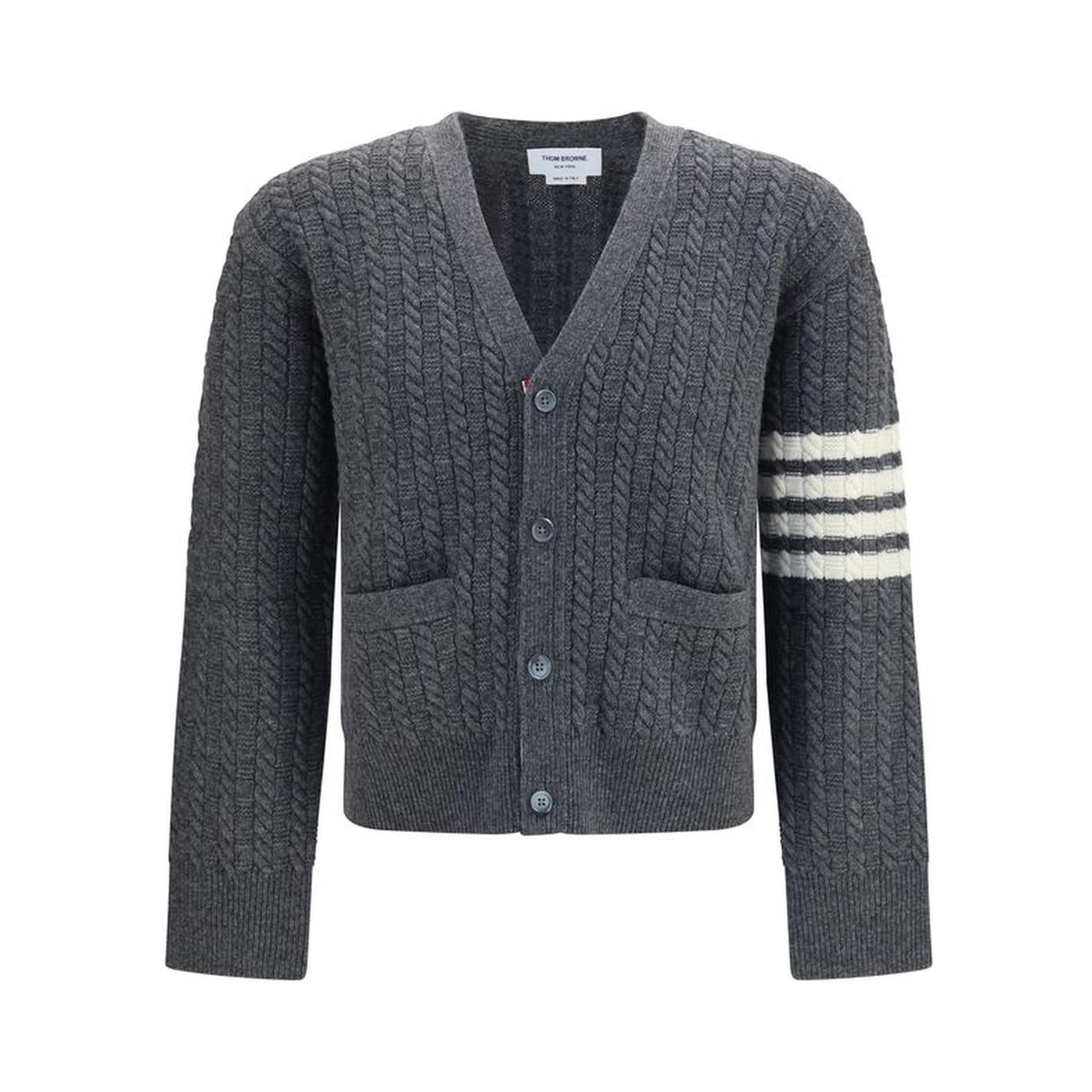 Gray Wool Oves Aries Cardigan