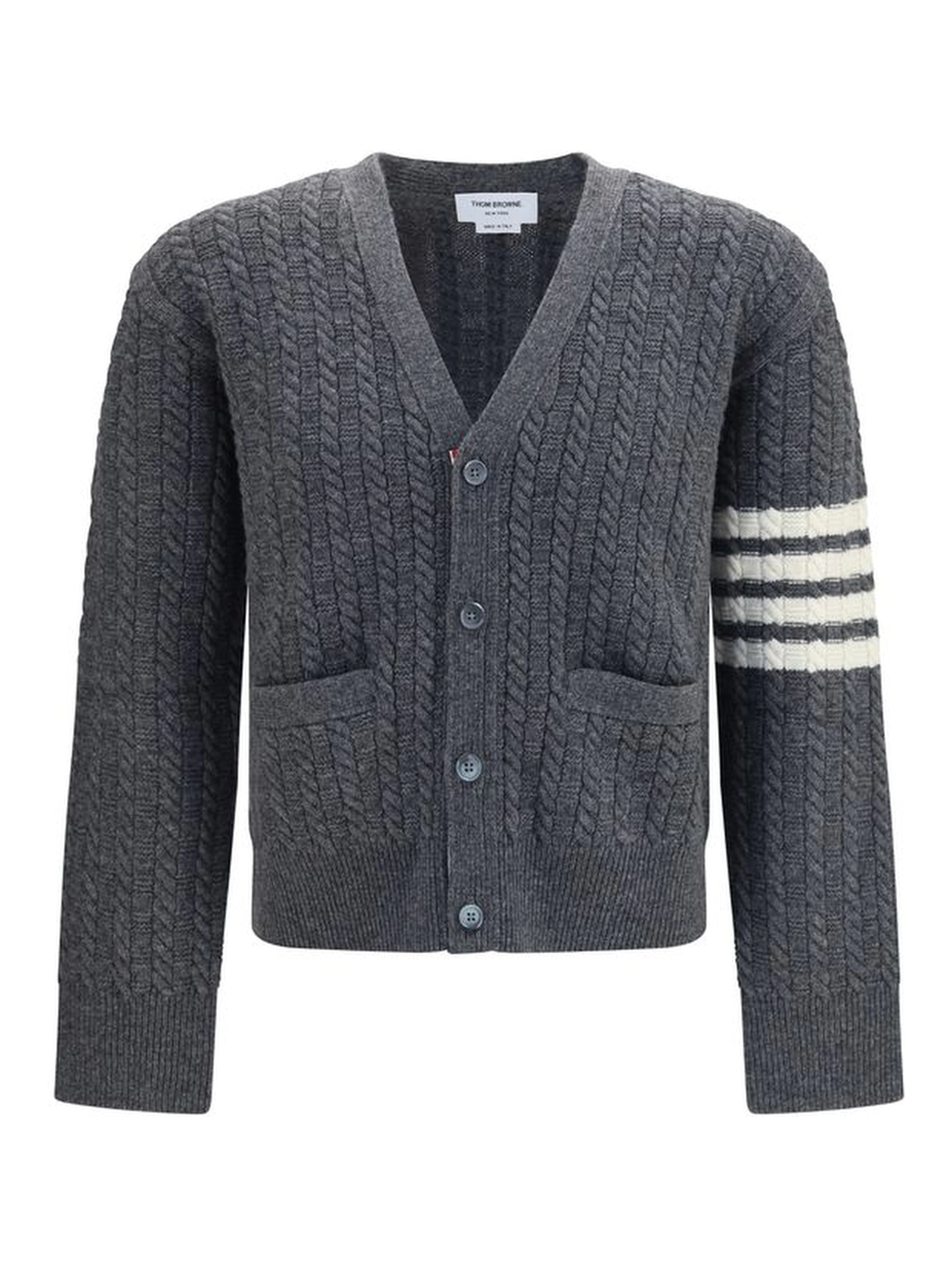 Gray Wool Oves Aries Cardigan
