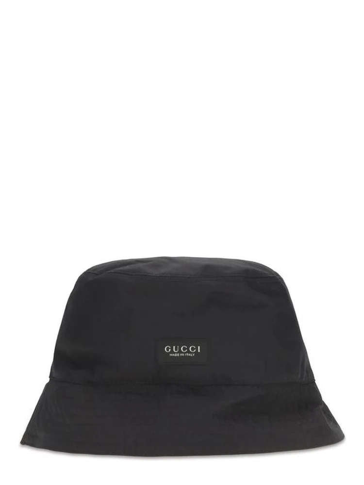 Black Cotton Bucket Hat