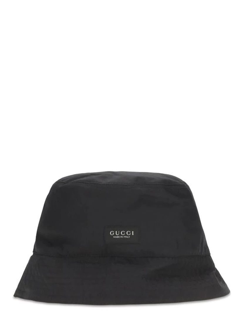 Black Cotton Bucket Hat