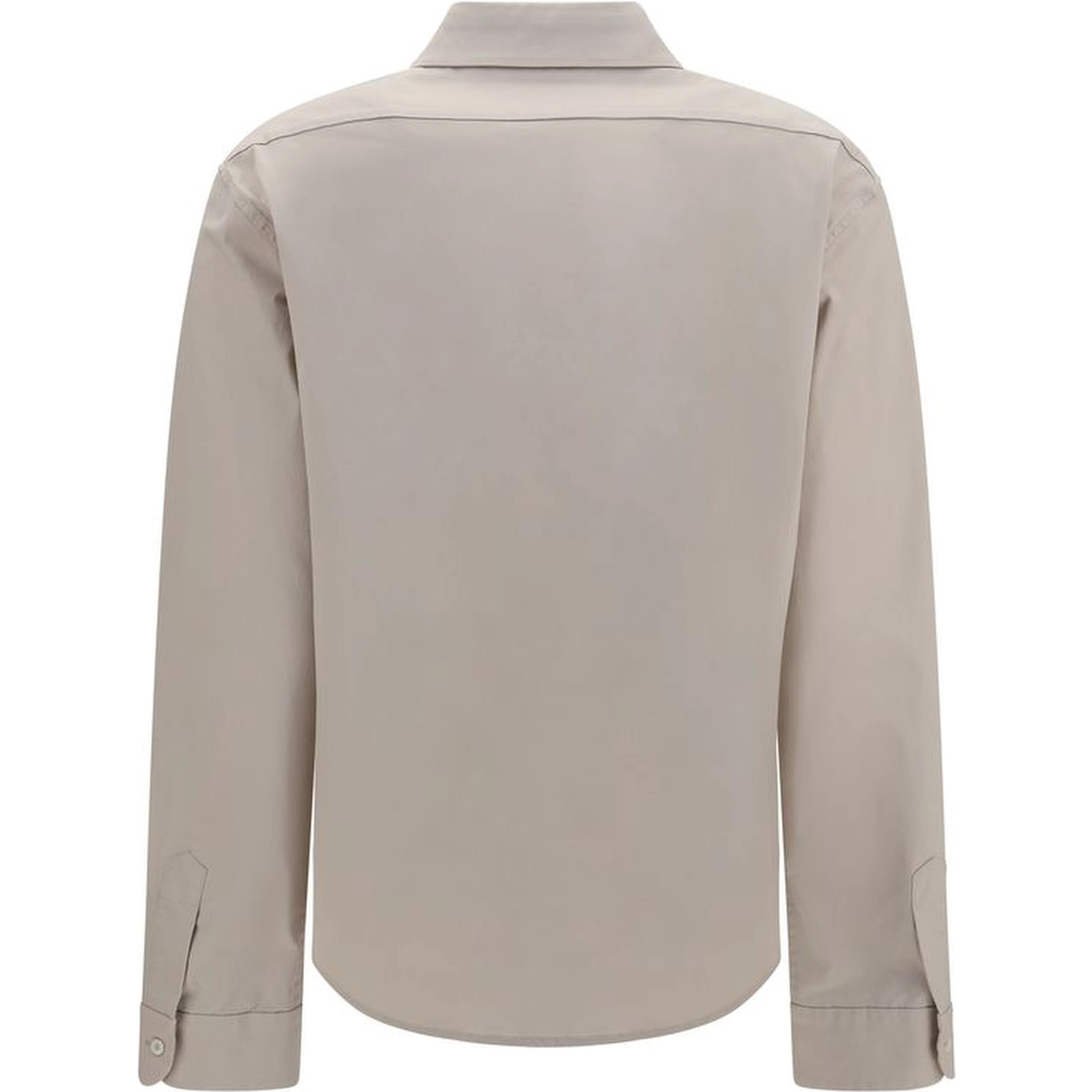 Gray Cotton Dress Shirt