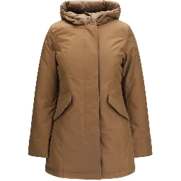 Brown Cotton Parka