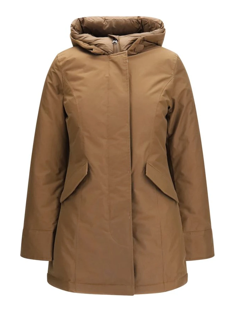 Brown Cotton Parka