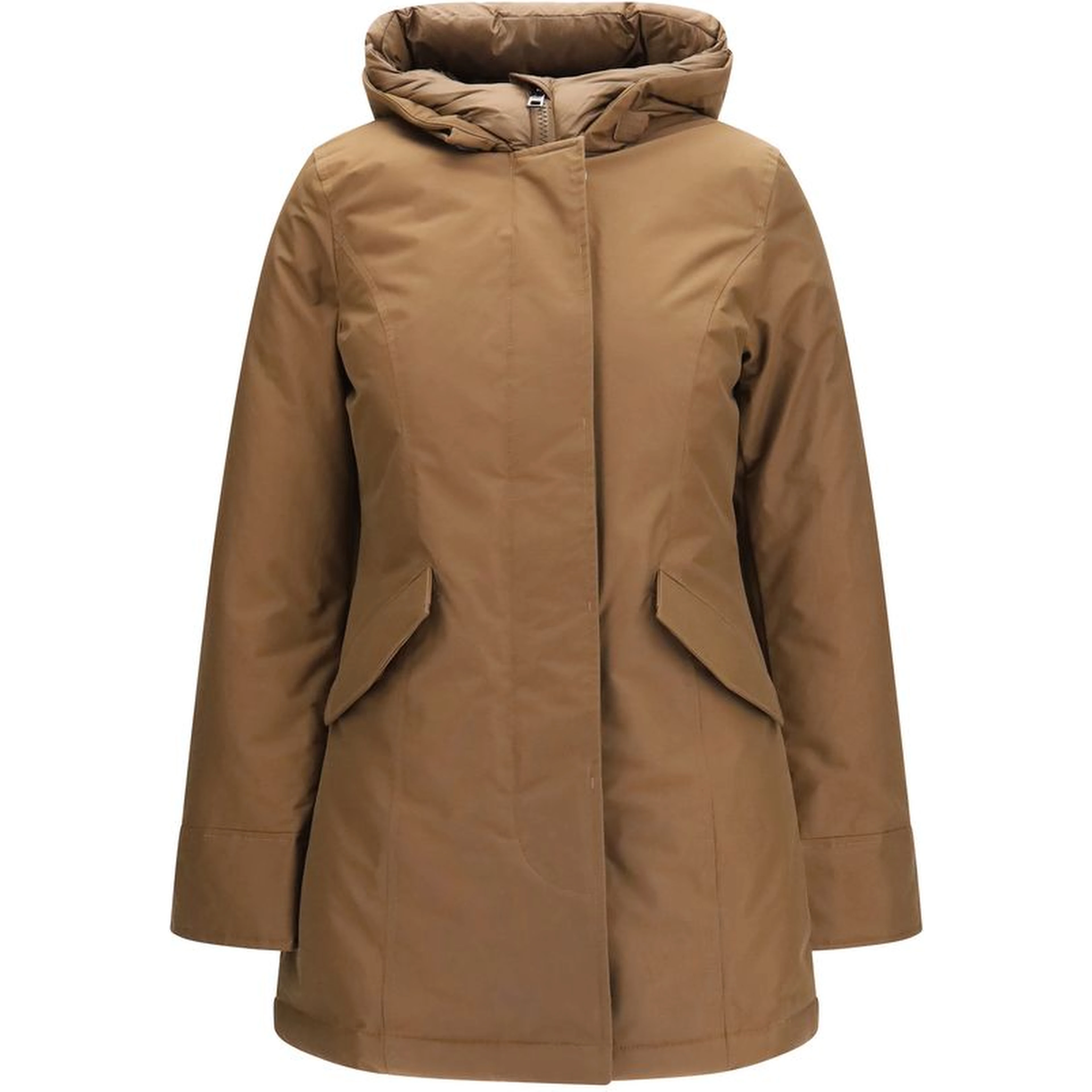 Brown Cotton Parka