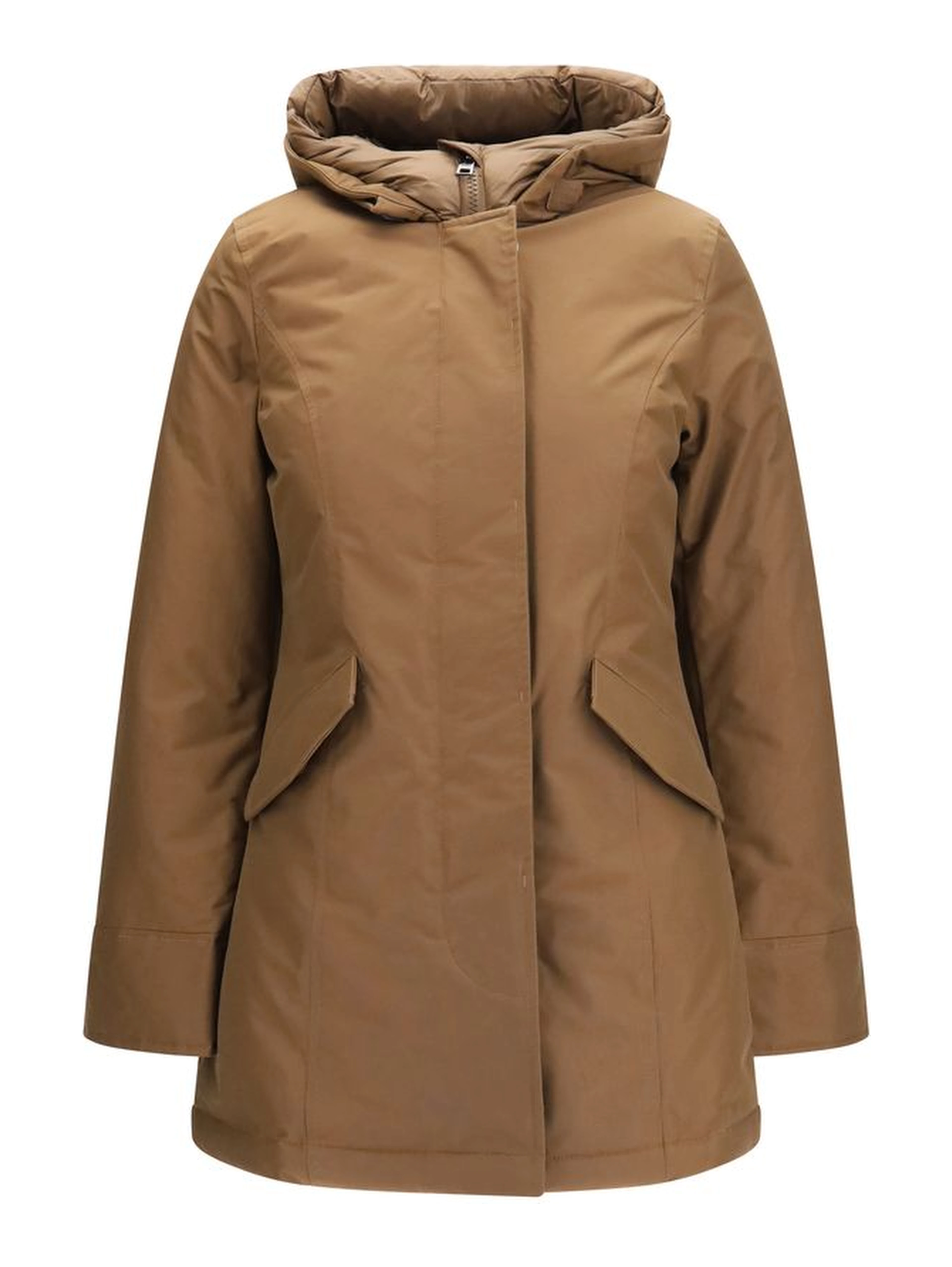 Brown Cotton Parka