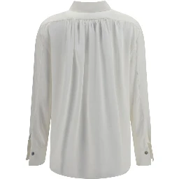 White Silk Dress Shirt