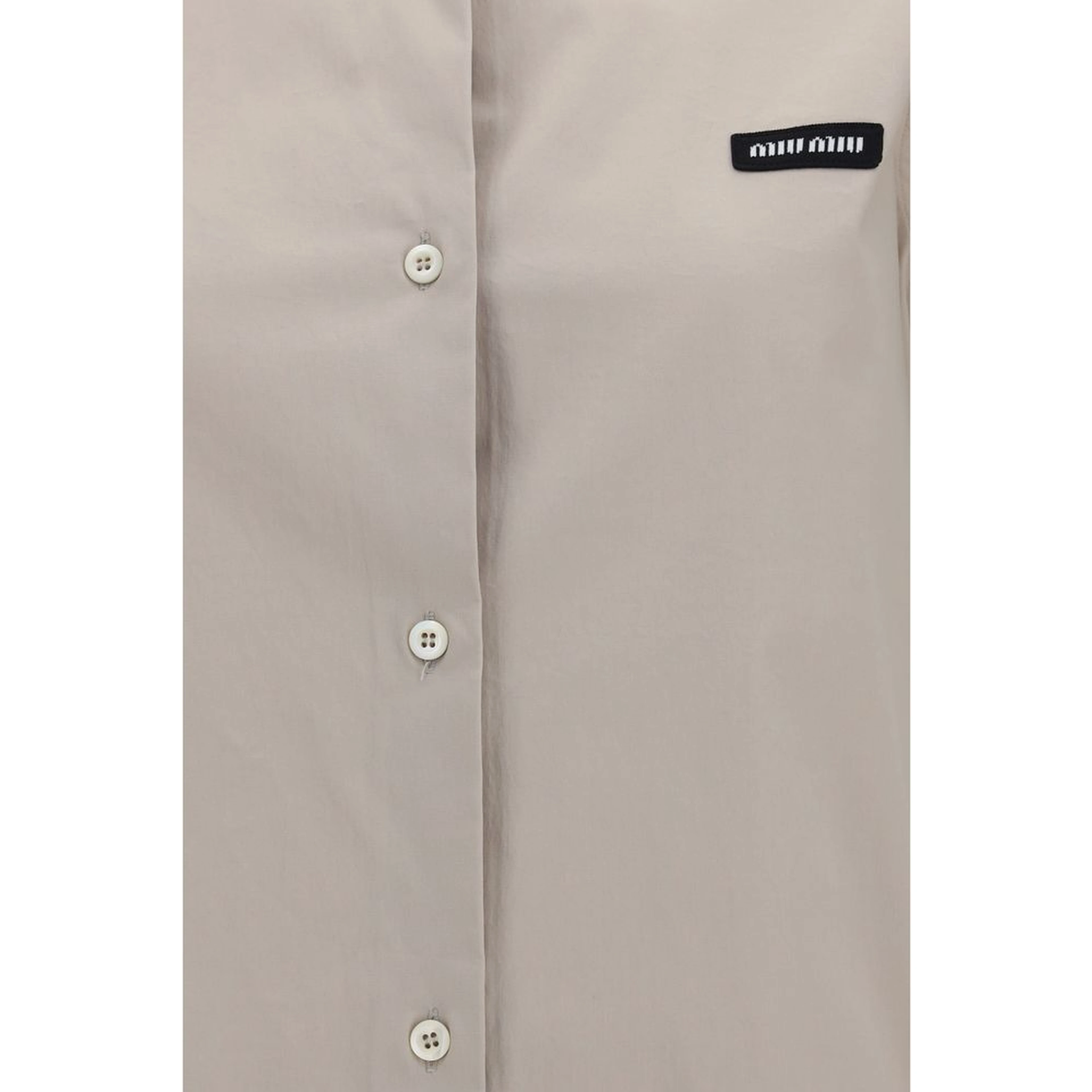 Gray Cotton Dress Shirt