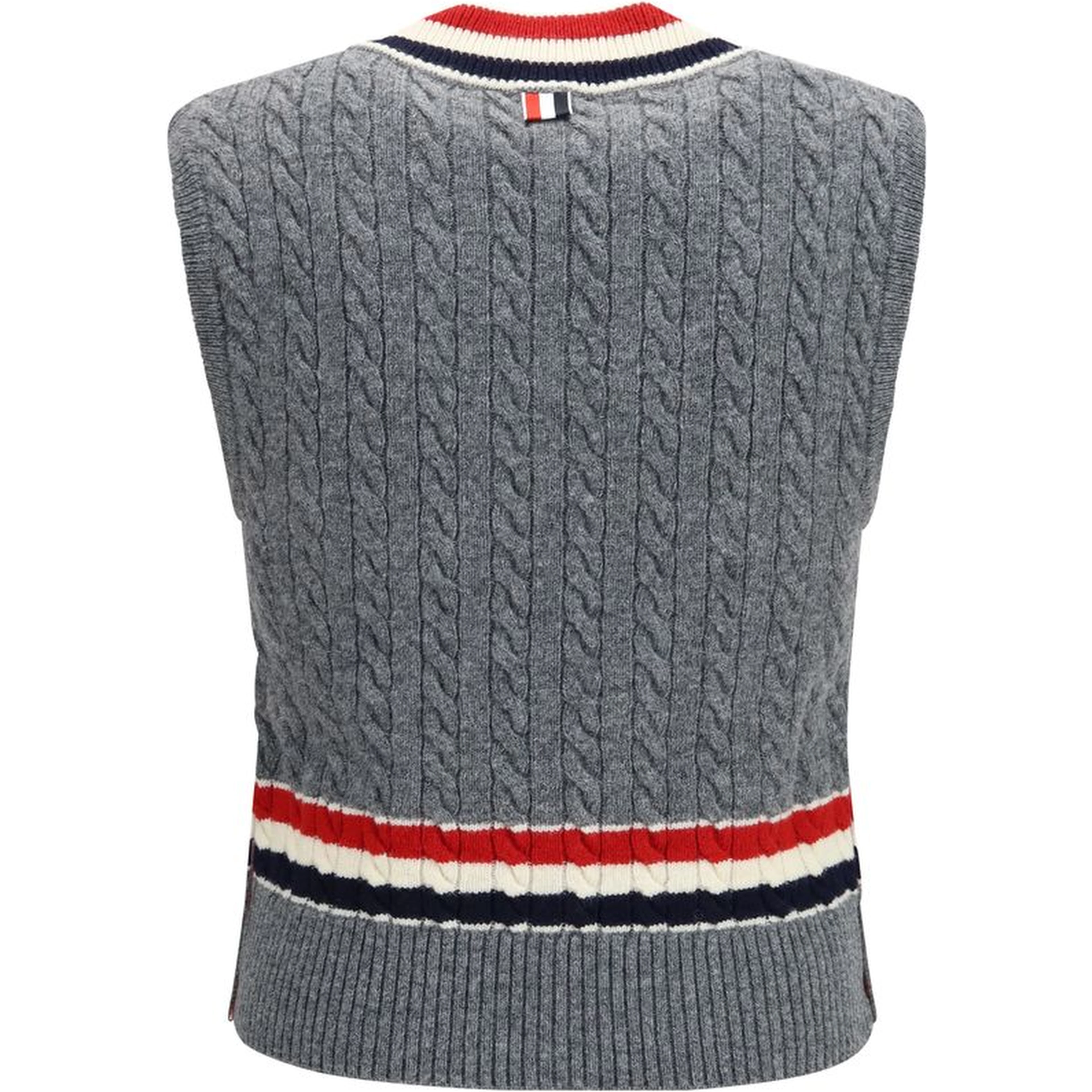 Gray Wool Oves Aries Sleeveles Sweater