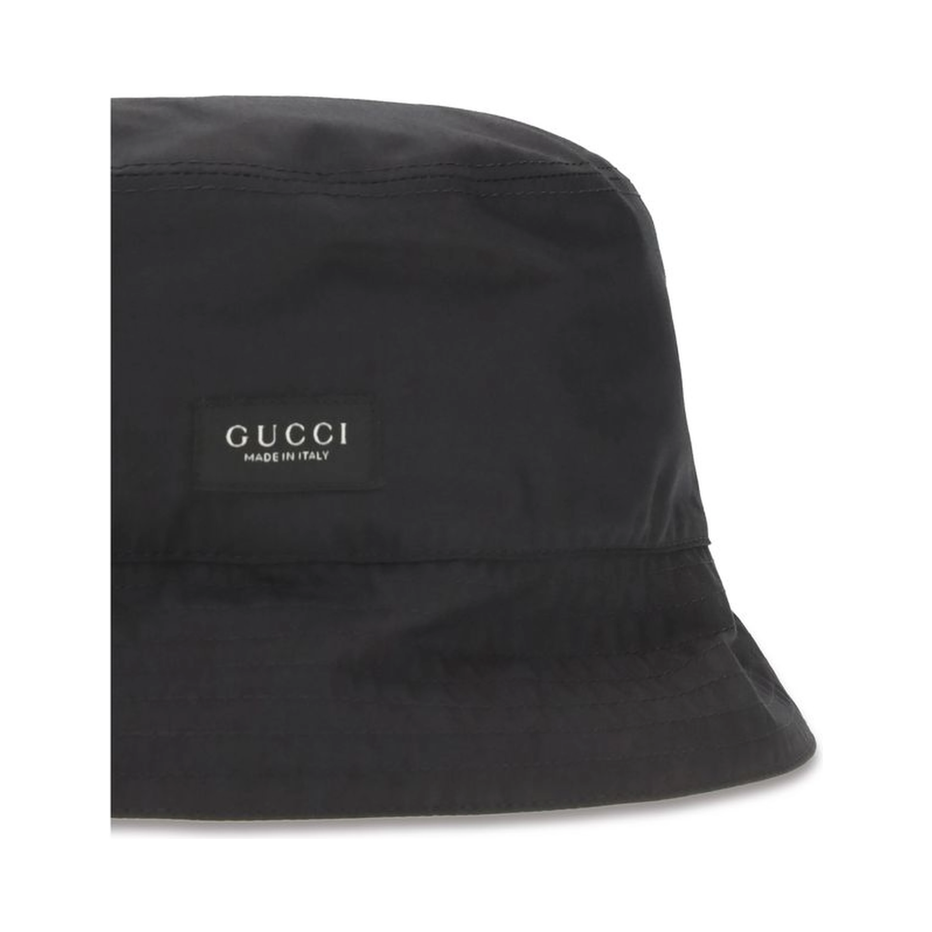 Black Cotton Bucket Hat