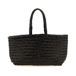 Brown Calfskin Shoulder Bag