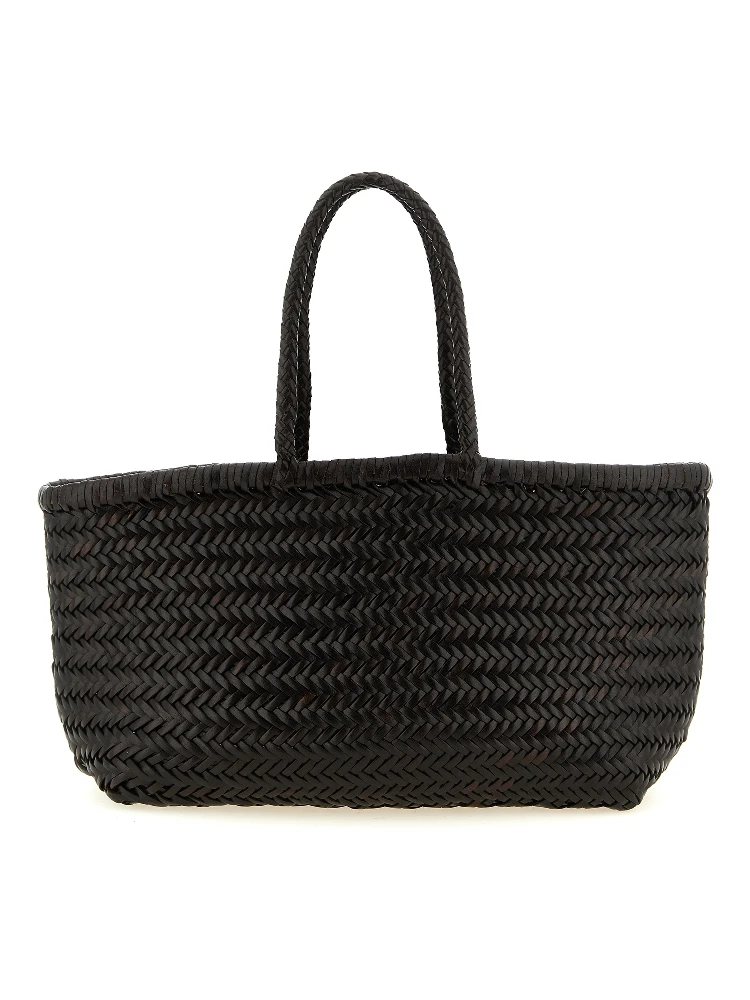 Brown Calfskin Shoulder Bag