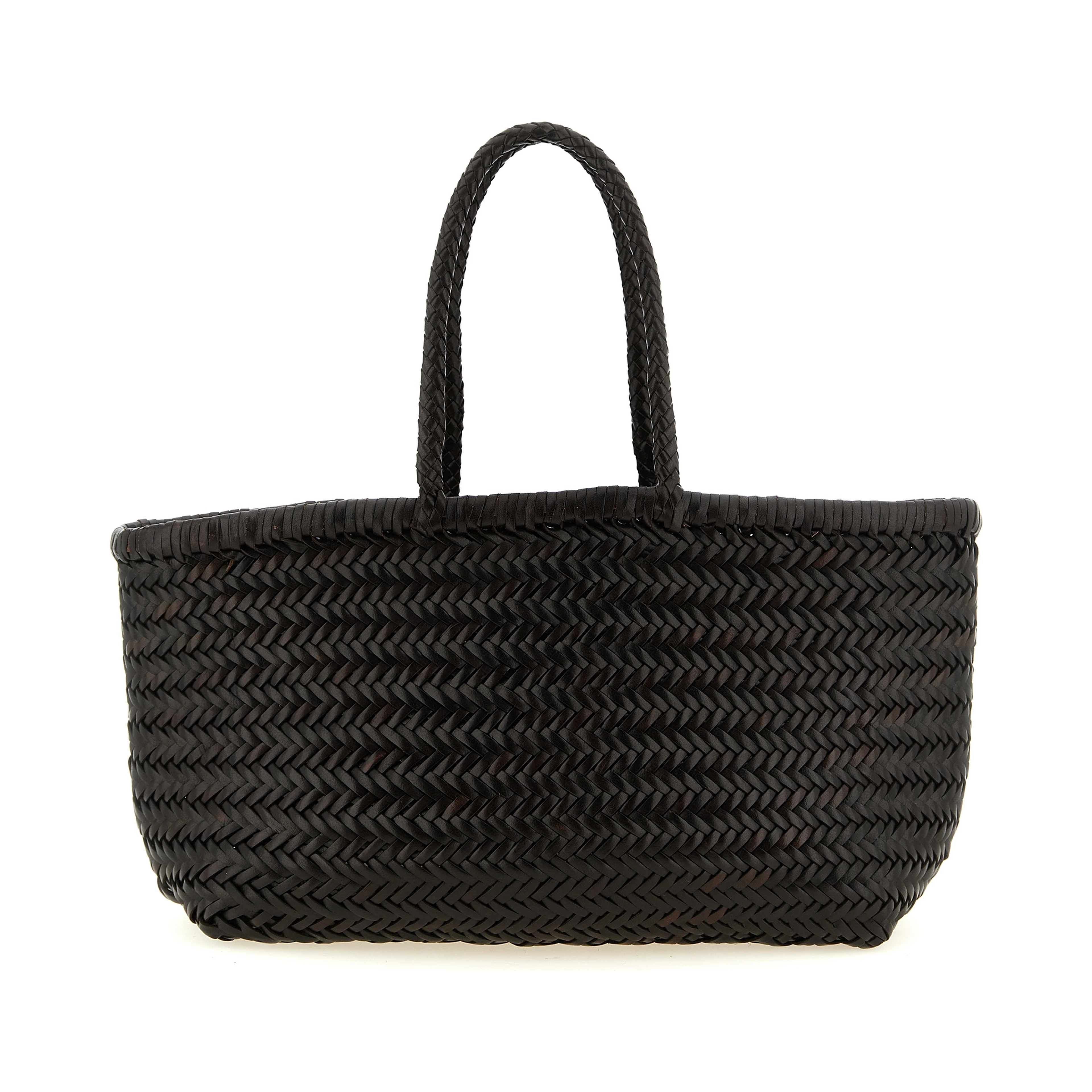Brown Calfskin Shoulder Bag