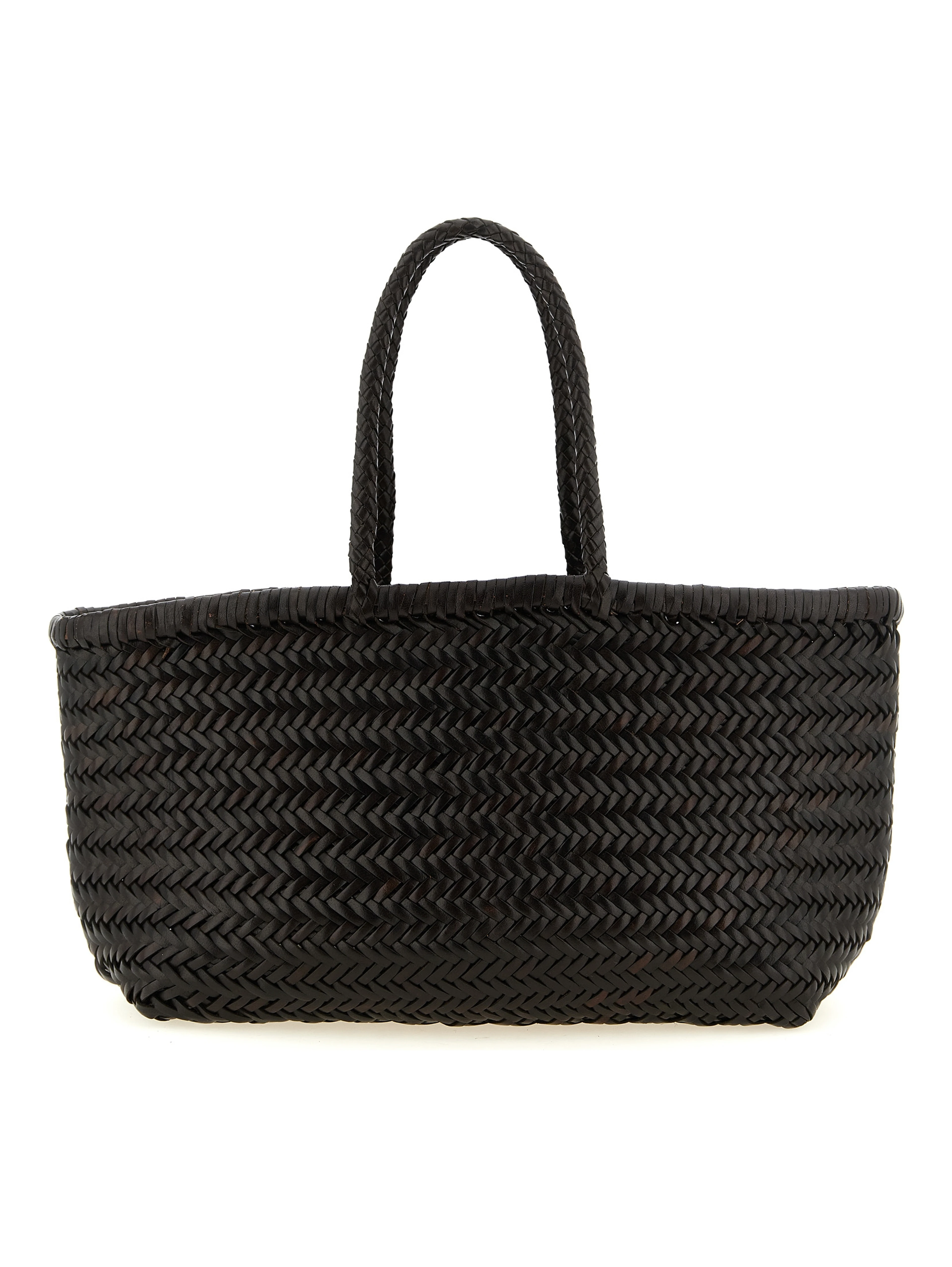 Brown Calfskin Shoulder Bag
