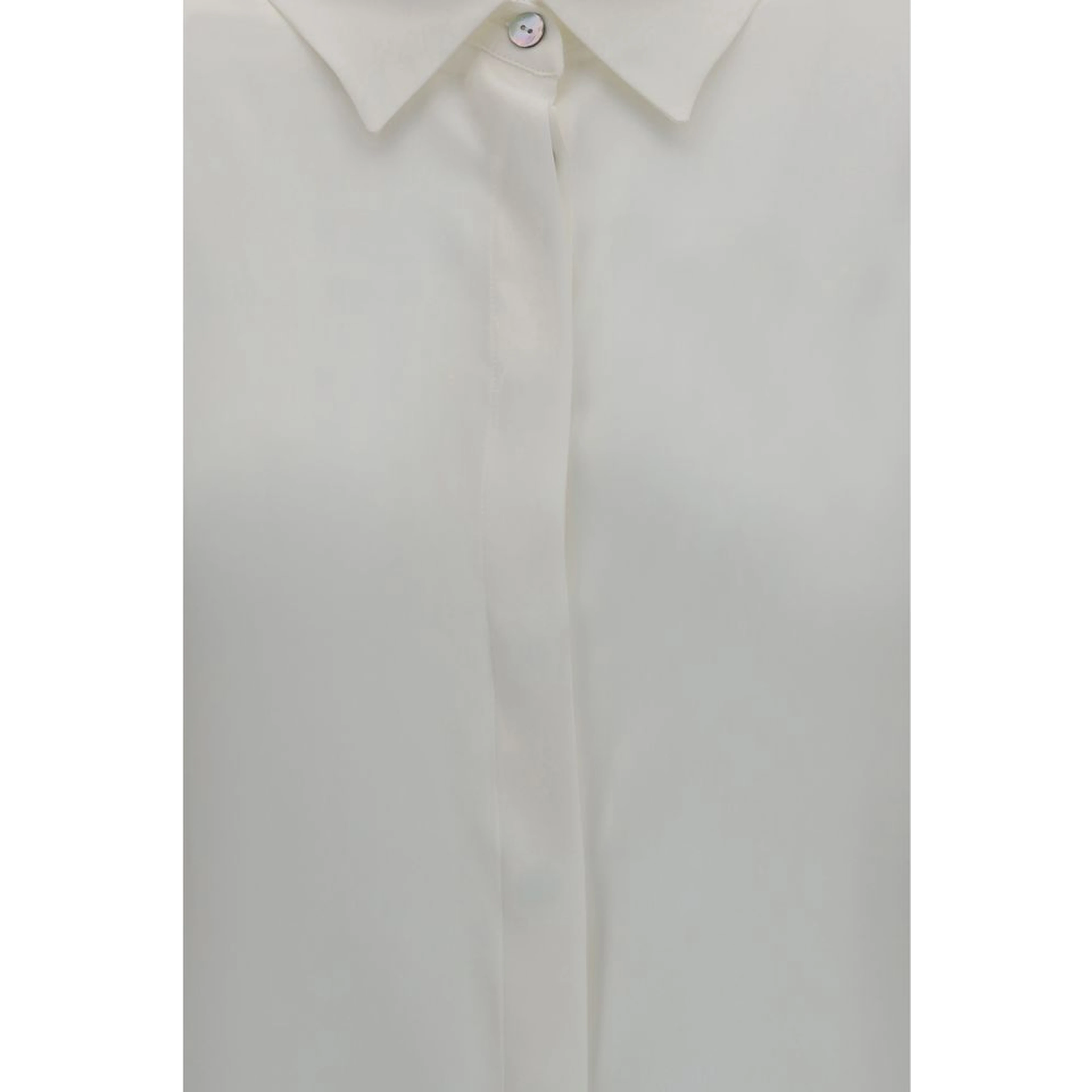 White Silk Dress Shirt