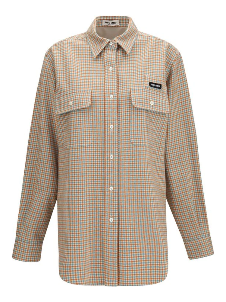 Orange Wool Oves Aries Shirt
