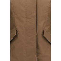 Brown Cotton Parka