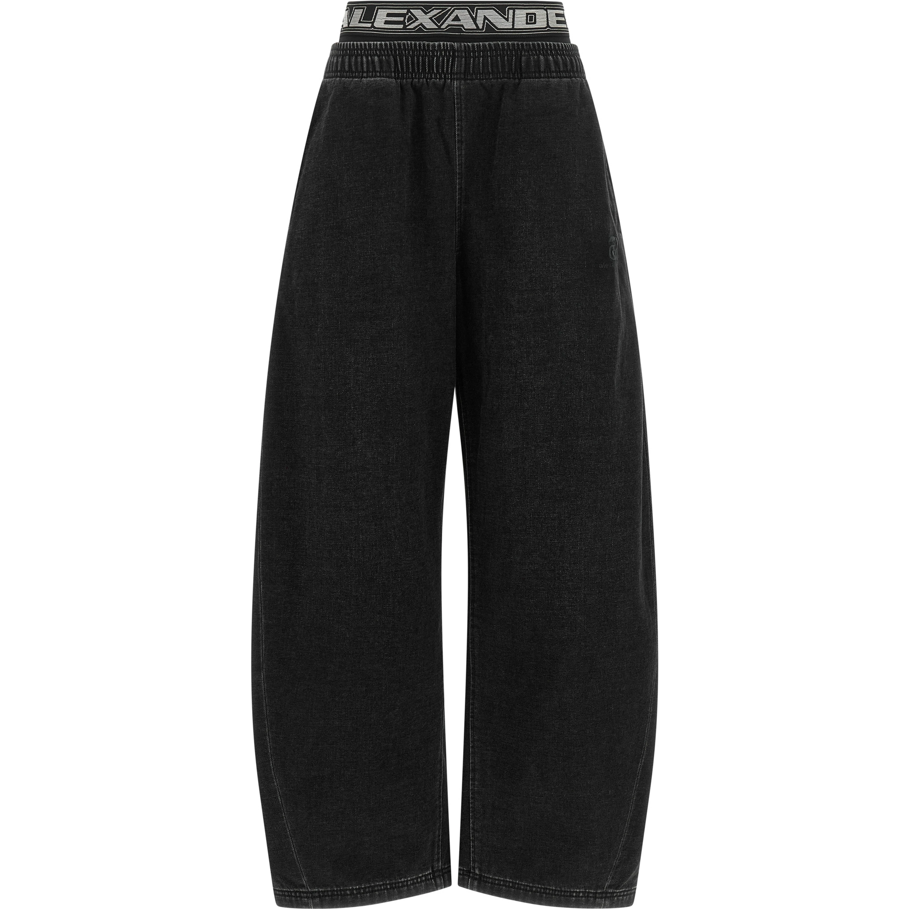 Black Cotton Relaxed Fit Jeans