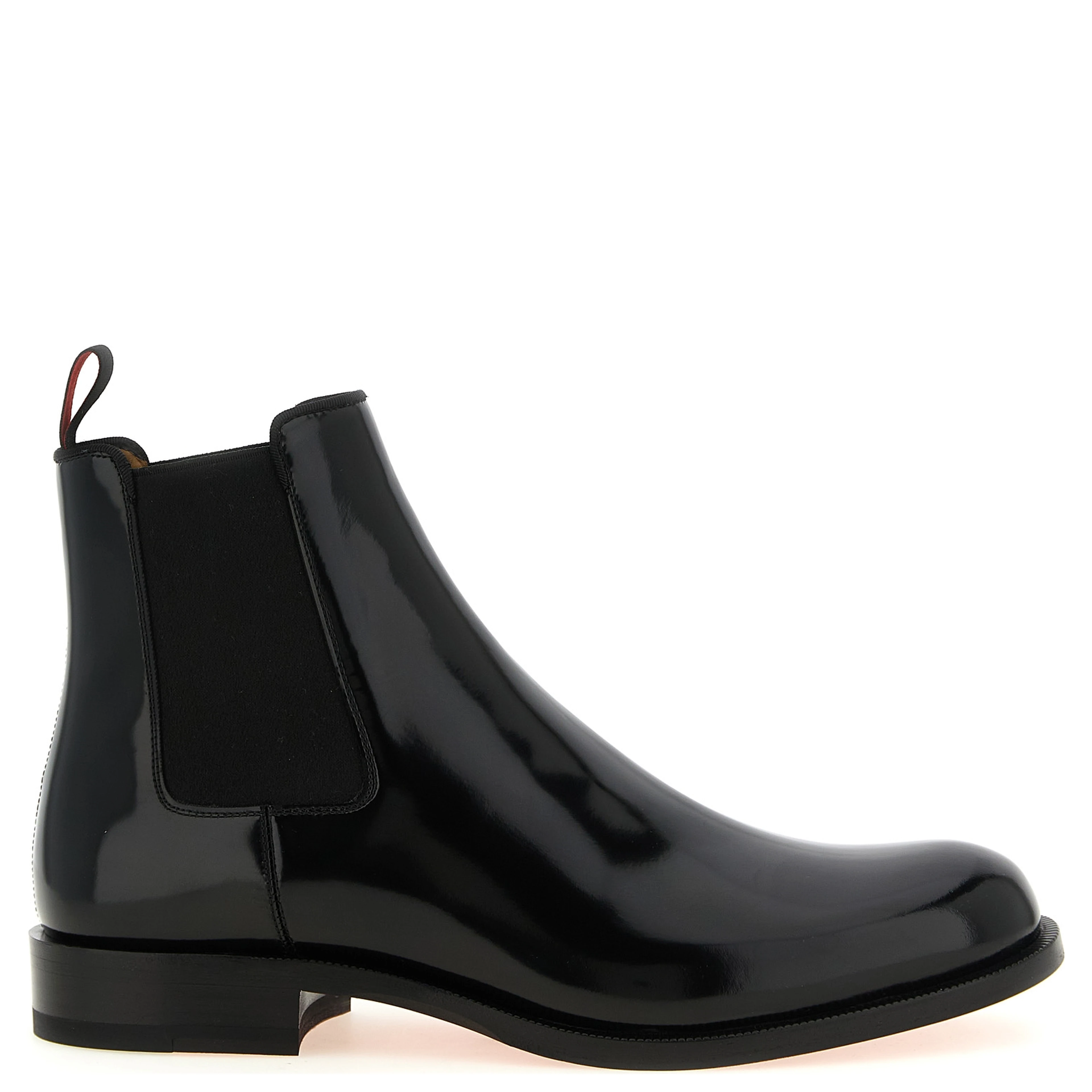 Black Calfskin Chelsea Boots