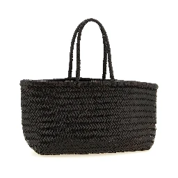 Brown Calfskin Shoulder Bag