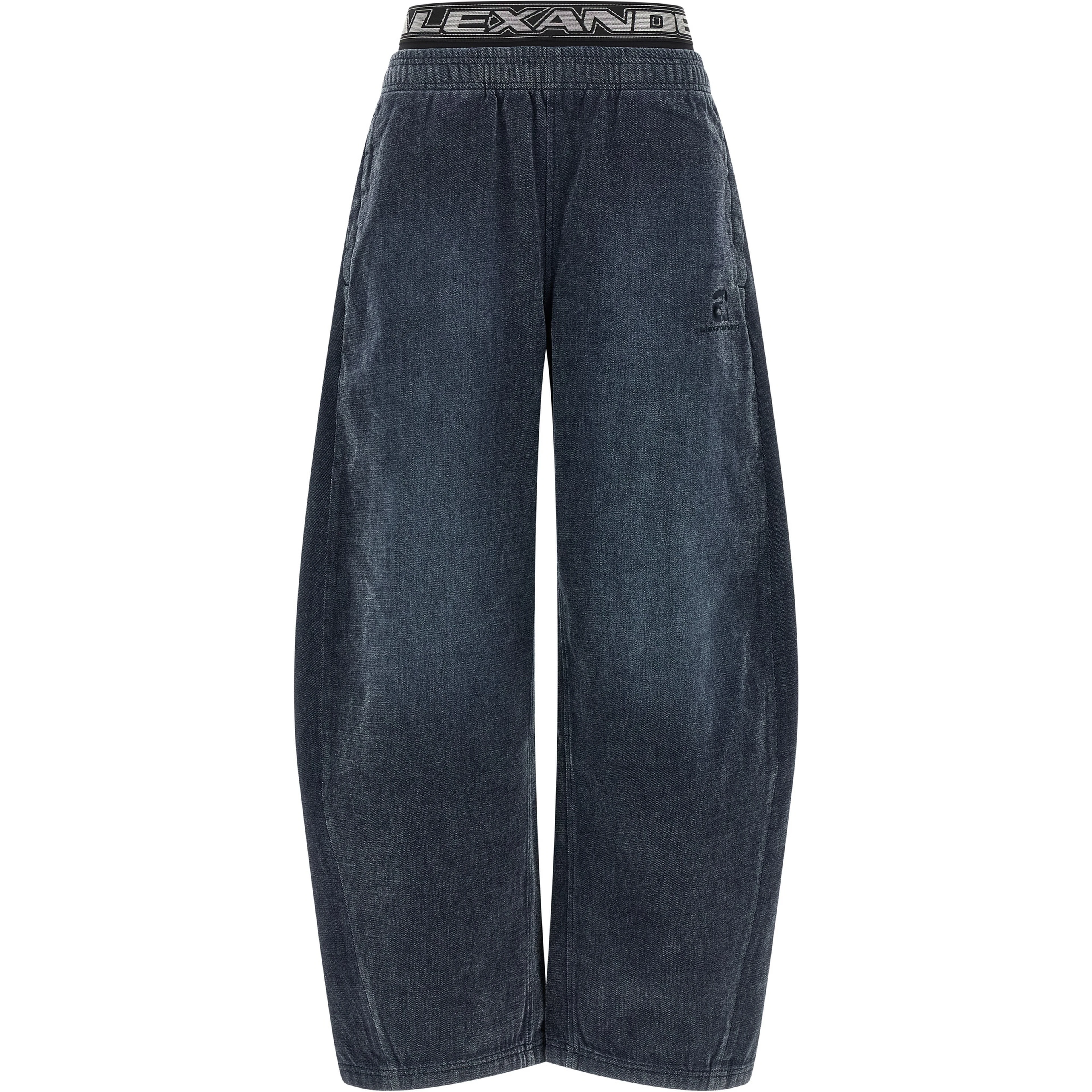 Black Cotton Casual Pants