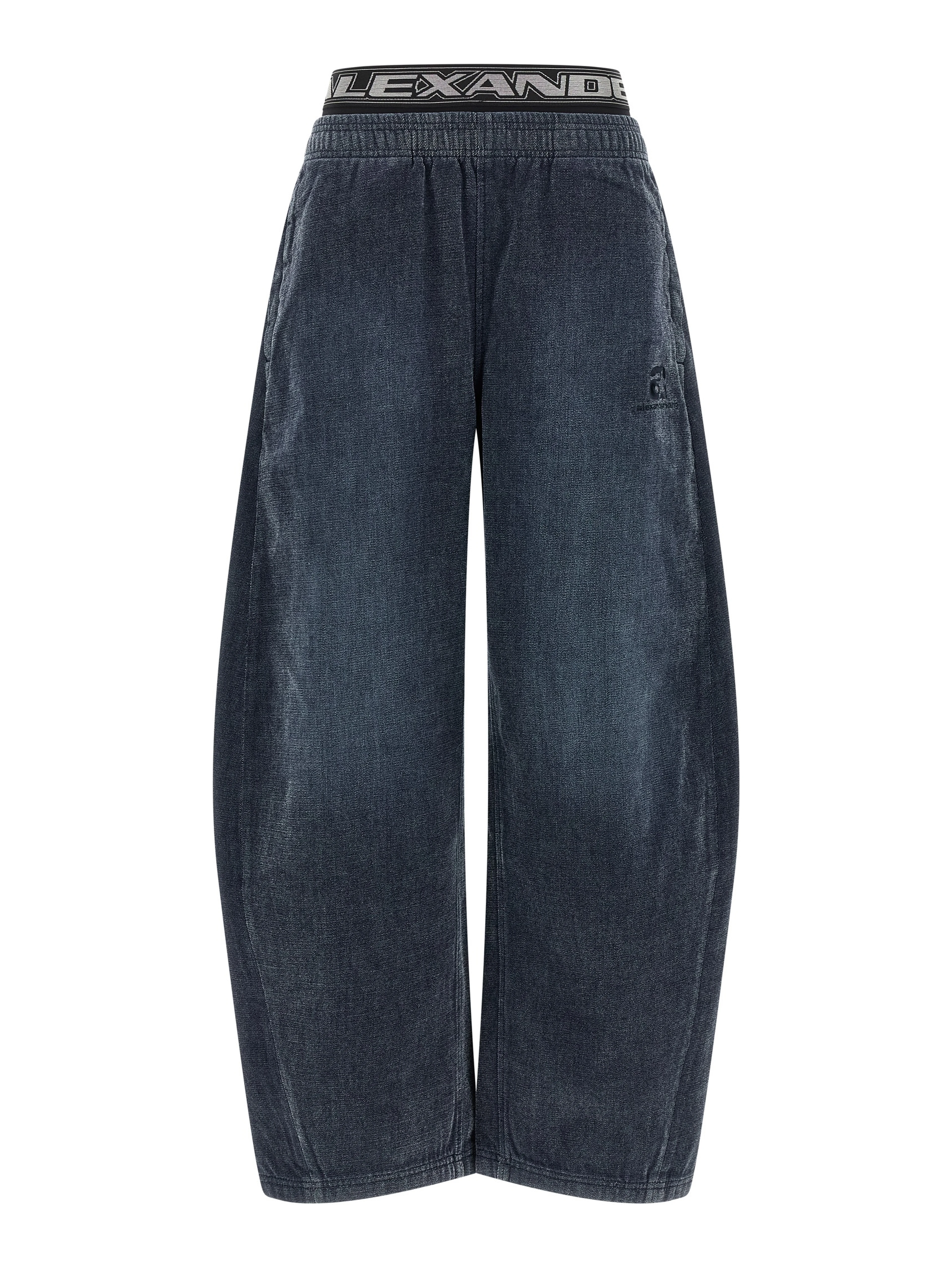 Black Cotton Casual Pants