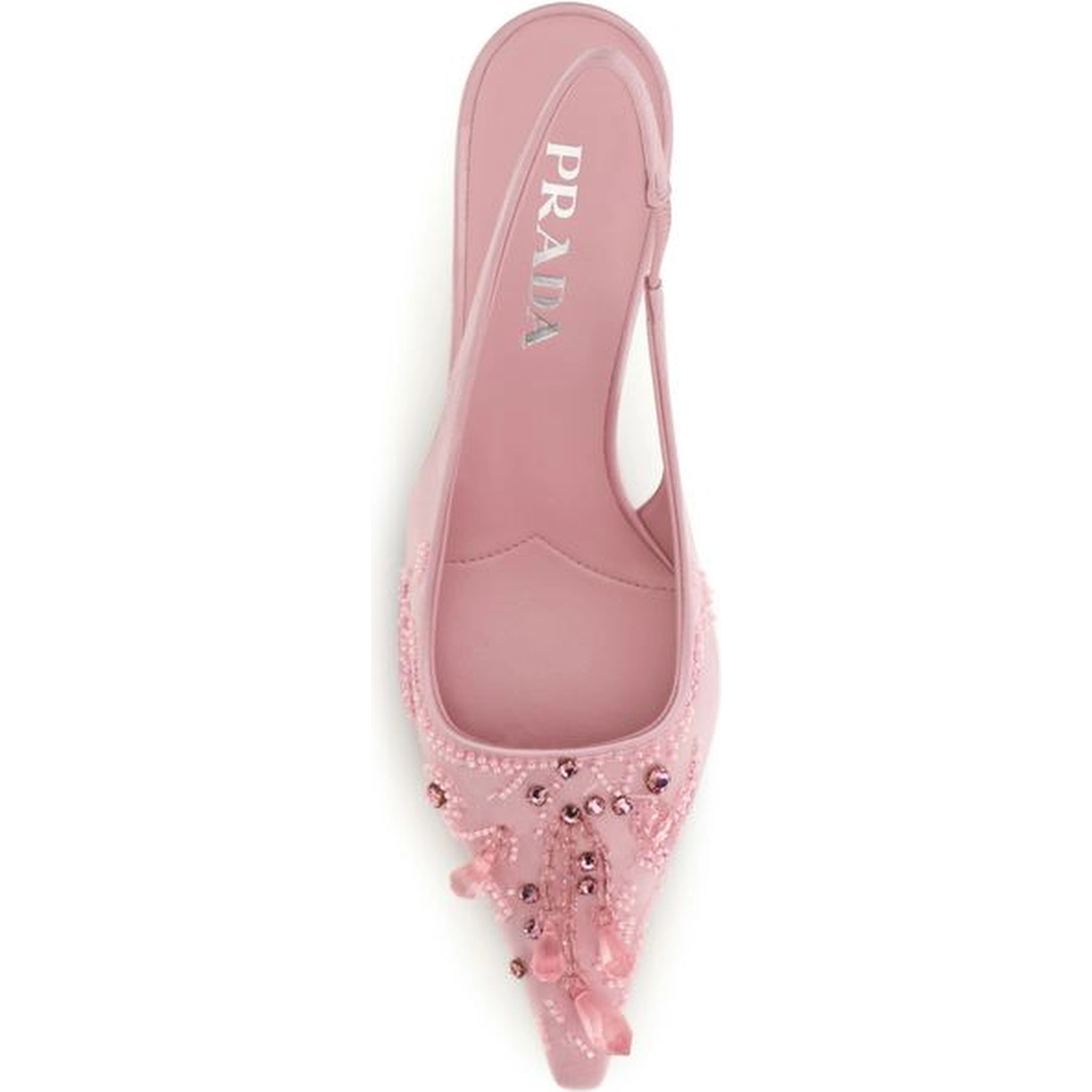 Multicolor Satin Mid Heel Pumps