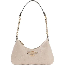 Beige Polyethylene Handbag