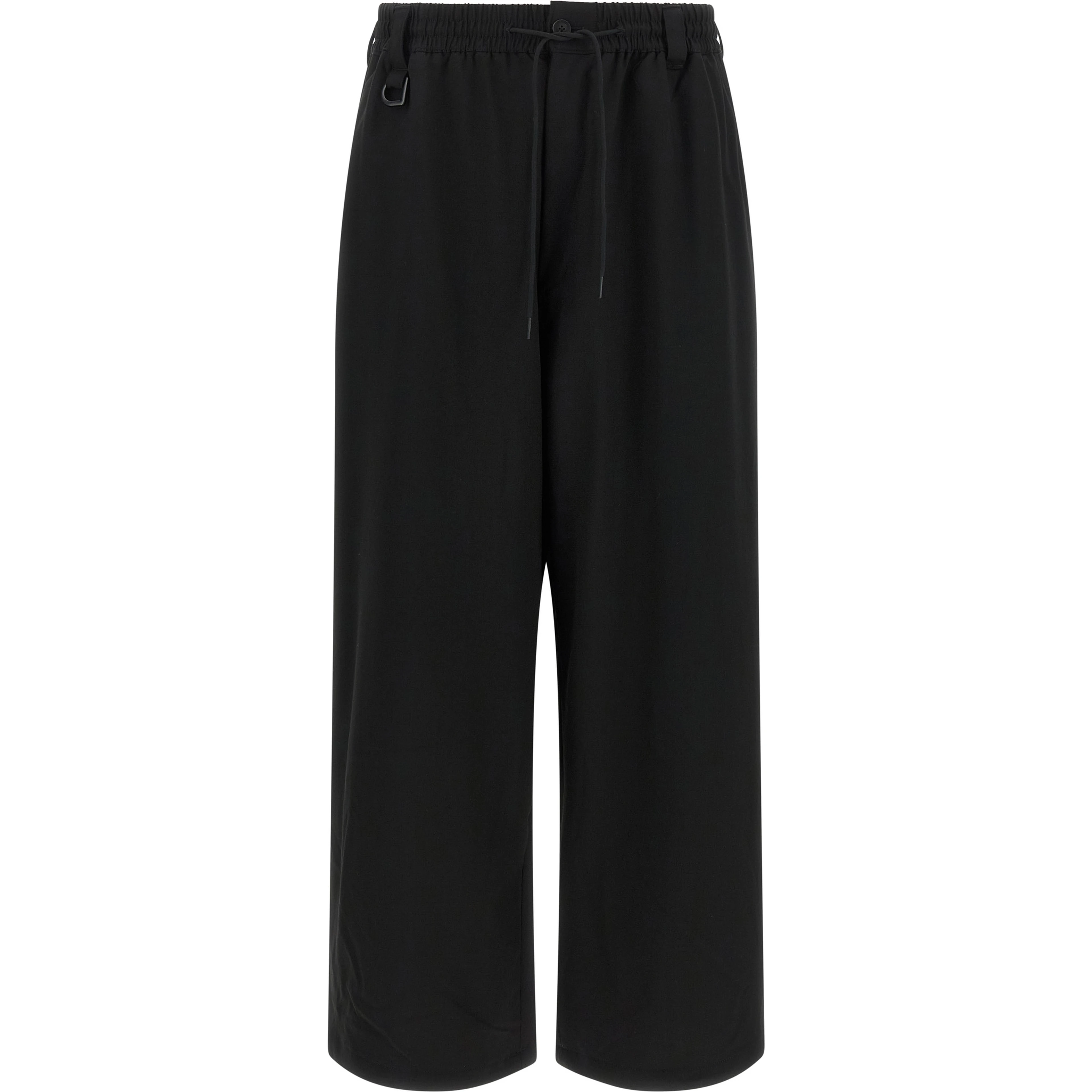 Black Wool Casual Pants
