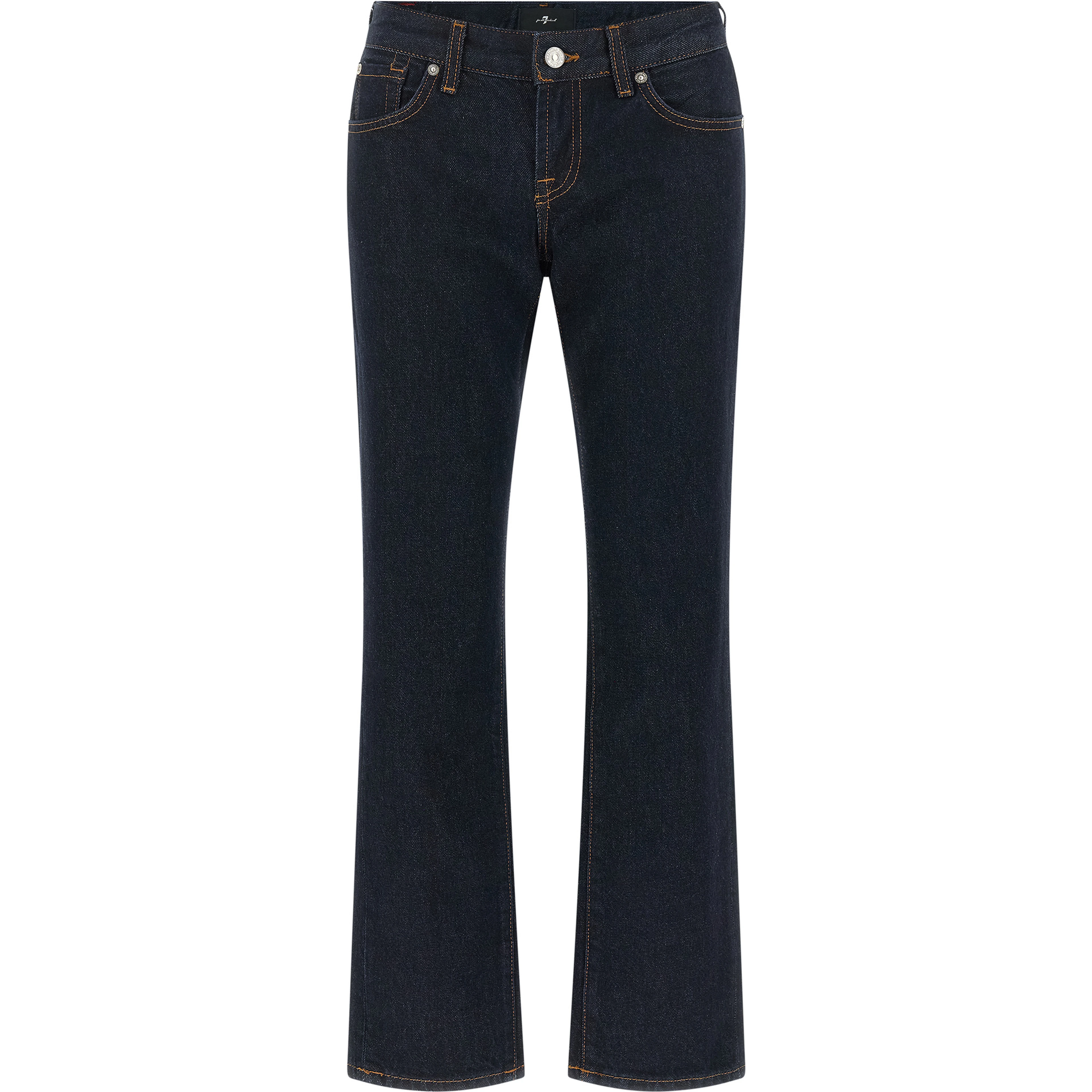 Blue Cotton Bootcut Jeans