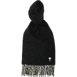 Black Wool Scarf
