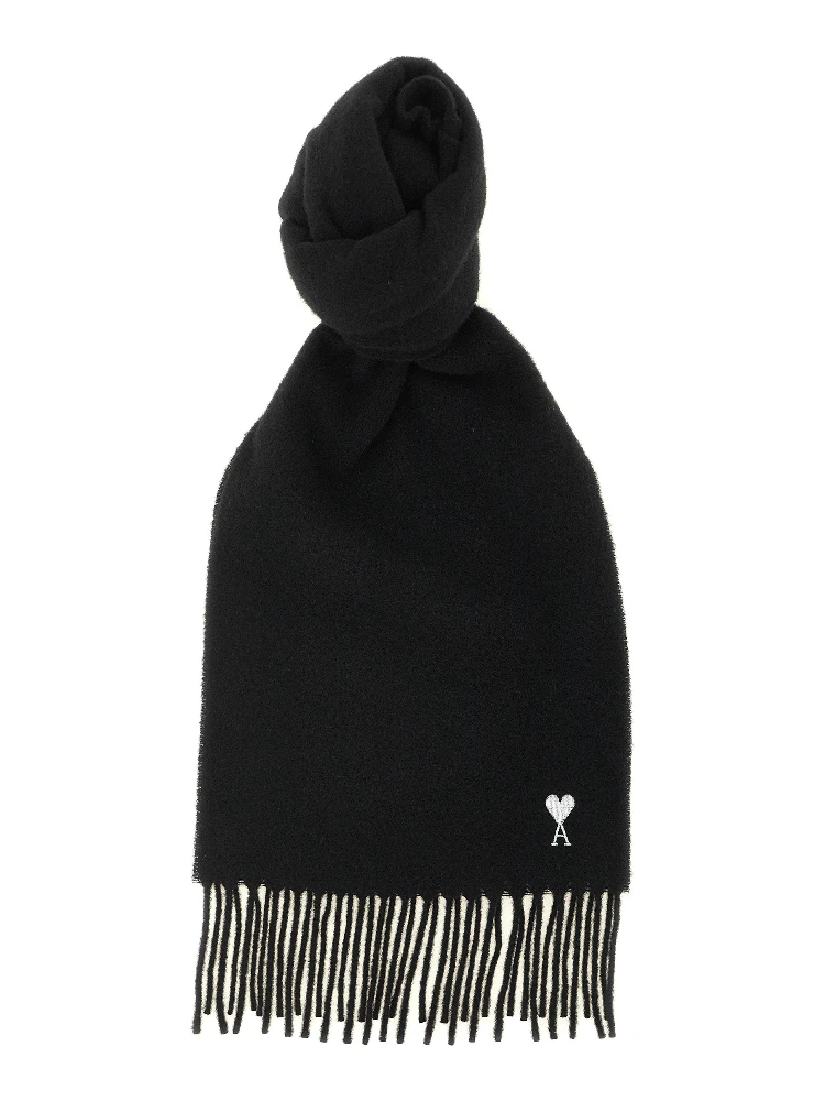 Black Wool Scarf