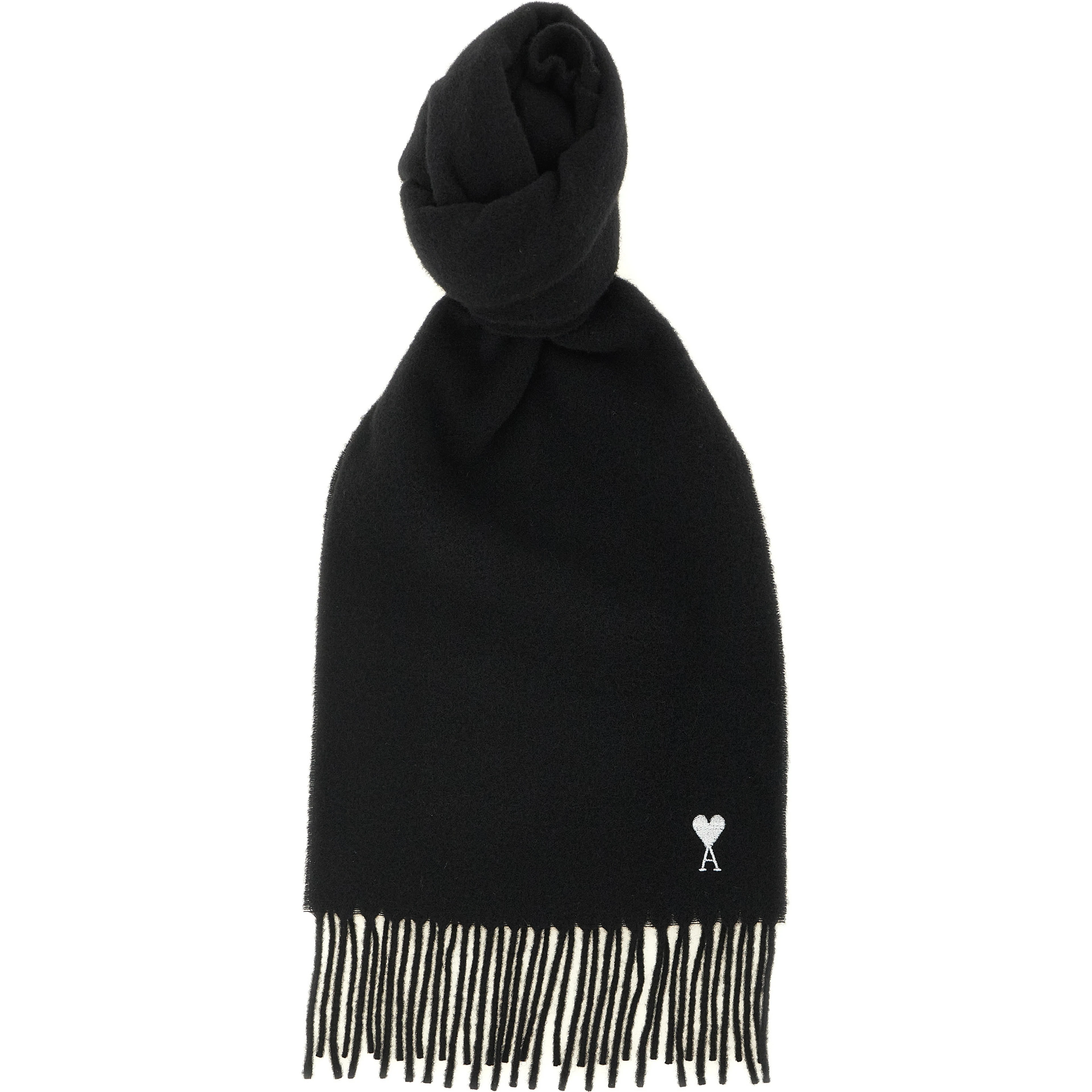 Black Wool Scarf