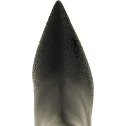 Black Calfskin Over The Knee