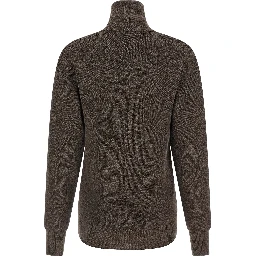 Brown Wool Cardigan